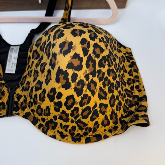Leading Lady Yellow Leopard Print Bra Sz 48 DD - Picture 4 of 16